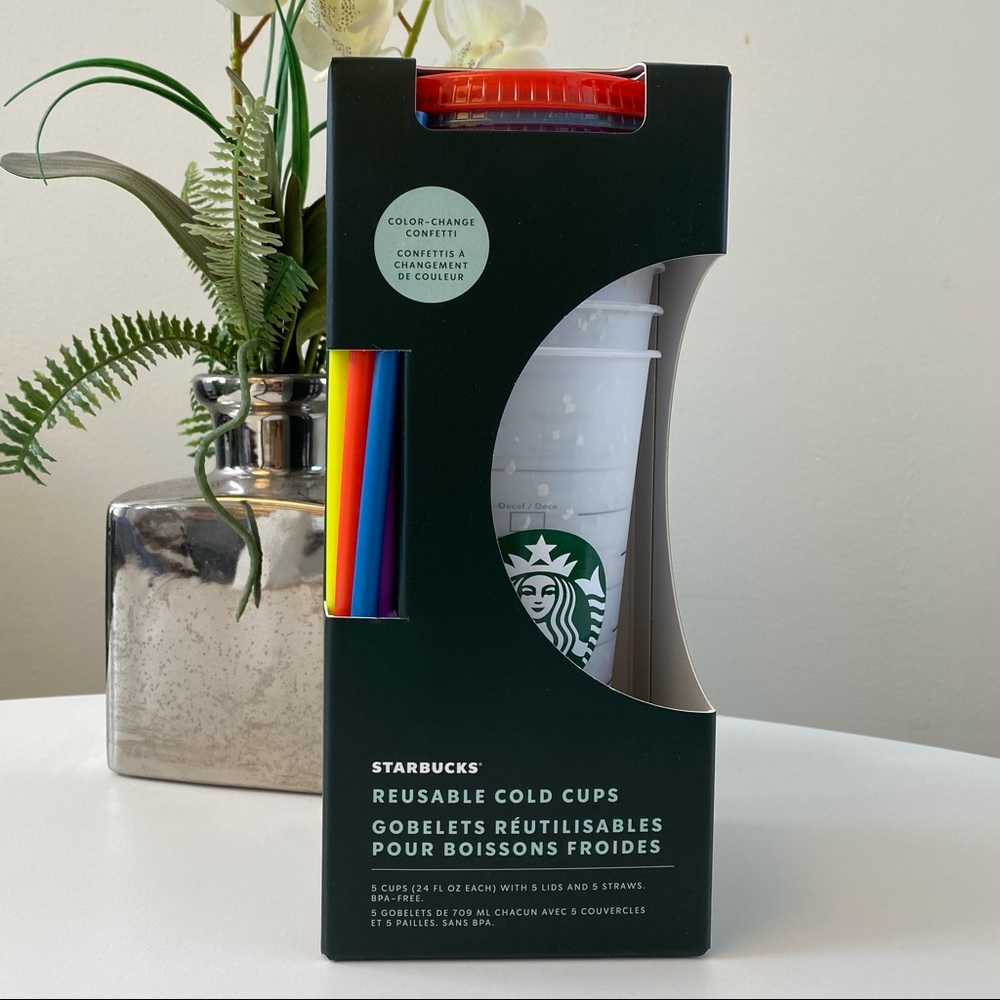 Starbucks Confetti Color Changing Cups